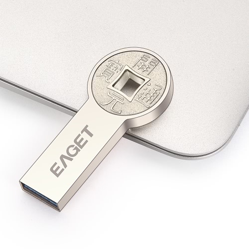

Eaget K80 USB3.0 Chinese Ancient Coin 32G Flash Pen Drive USB Disk Metal for Laptop Desktop