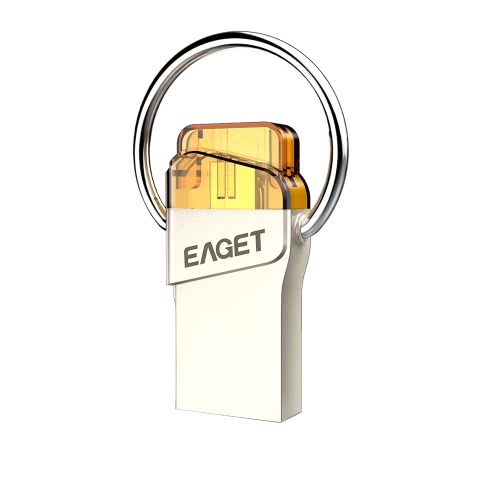 

EAGET V66 16G USB 3.0 External Storage Memory Stick Flash Thumb Pen Drive Micro USB OTG Connector for Android Smartphone/Tablet/PC/Laptop