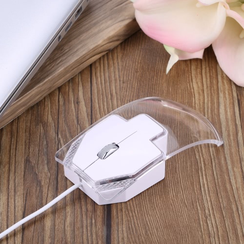 

Ultra Thin Slim Colorful Transparent LED USB Wired Optical Mouse Mice for iMac/Mac Pro/MacBook/MacBook Air/Pro Laptop PC Desktop Computer