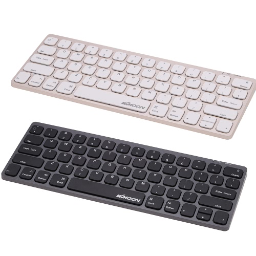 

Kkmoon Portable Ultra Slim Thin Bluetooth 3.0 Wireless/USB Wired Keyboard for iPhone 6s/iPad Pro/MacBook/iMac Mobile Phone Tablet Desktop PC