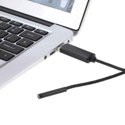 

5.5mm 10m 2 in 1 Digital USB Endoscope Borescope Handheld Inspection Snake Camera 6 Led for Android Smartphones/Laptops