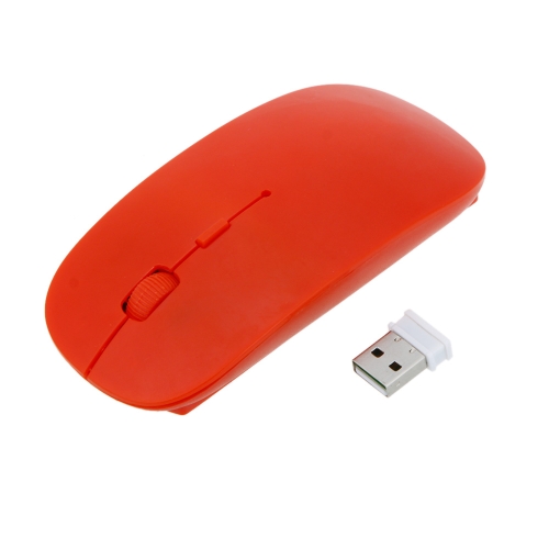 

2.4G Wireless Ultra-thin Optical Mouse USB Receiver for Laptop Notebook PC Desktop Computer
