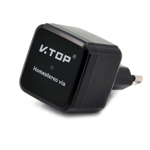 Bluetooth Wireless Music Audio Dongle Receiver with USB Charging Port EU Power Plug