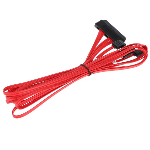 

3-6 GB 1M Red 32 Pin SFF 8484 to 4 Serial Attached 7 Pin HDD Hard Drive SATA Adapter SAS Cable