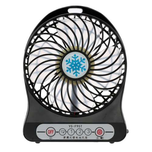 

Portable Mini USB Cooling Fan Rechargeable DC 5V for Desk Laptop Notebook Computer Adjustable Speed