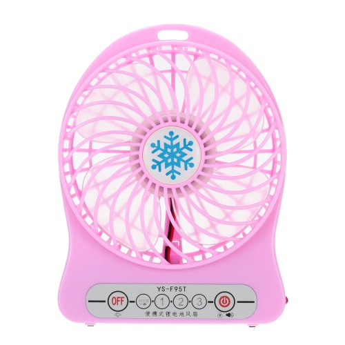 

Portable Mini USB Cooling Fan Rechargeable DC 5V for Desk Laptop Notebook Computer Adjustable Speed