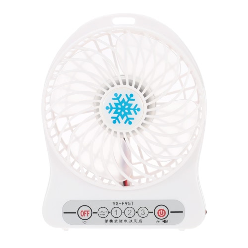 

Portable Mini USB Cooling Fan Rechargeable DC 5V for Desk Laptop Notebook Computer Adjustable Speed