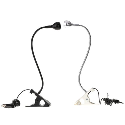 

Portable Flexible LED Reading Light Table Desk USB Computer Lamp with Clip for PC Laptop Notebook