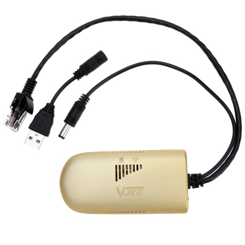 Vonets VAP11G-500 Mini High-Power Wireless Outdoor CPE WiFi Repeater 300Mbps Wireless Bridge Adapter with Retail Box Distance 500 Meters for PC Camera TV