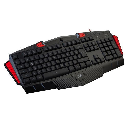 

REDRAGON Adjustable Input Speed USB Wired Water Resistant Gaming Keyboard Seven Switchable Backlight Colors Macro Recording Function