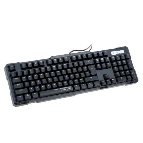 

MOTOSPEED Professional Mechanical Gaming Esport Keyboard with Tactile High-speed 104 Keys Anti-ghosting Black Switches USB Wired