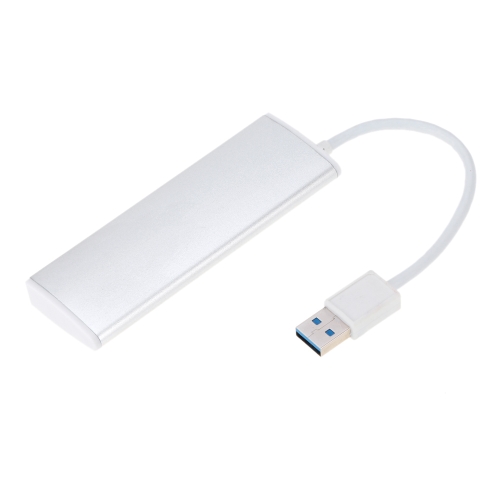 

Mini 4 Ports Aluminum Alloy USB 3.0 High Speed 5Gbps Hub Portable Compact Splitter for PC Laptop Notebook Desktop Computer