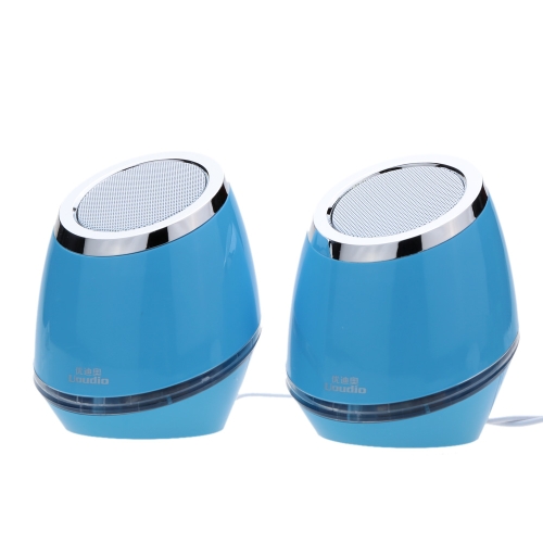 

Uoudio Mini Compact USB Computer Stereo Speaker for PC Desktop Laptop Notebook Smart Phone MP3 MP4