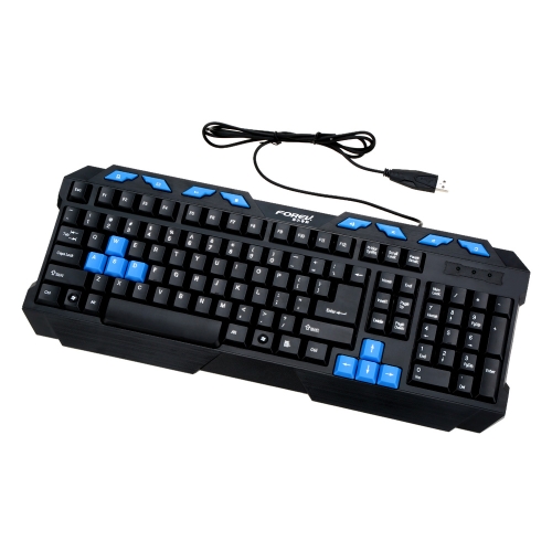 

FOREV 112 Keys USB Wired Professional Esport Gaming Keyboard for PC Laptop Desktop