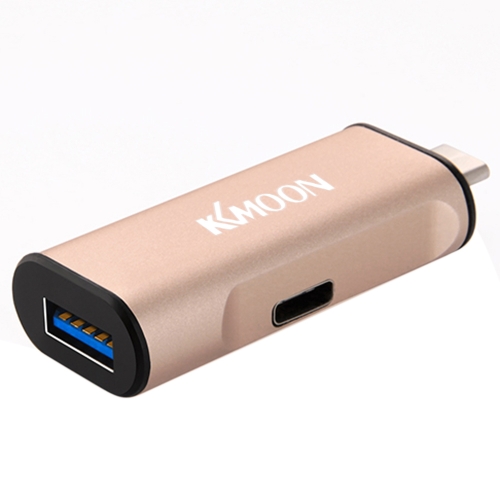 

KKMOON Reversible USB 3.1 Type C to USB 3.0 HUB Charging Port Adapter 14.5V/1.5A