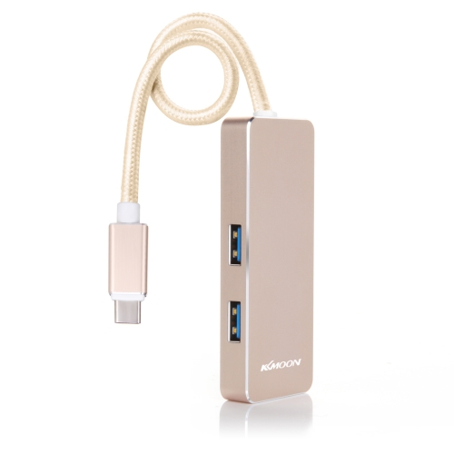 

KKMOON Reversible USB 3.1 Type C to 2 USB 3.0 HUB & USB-C Charging Port Adapter 14.5V/1.5A