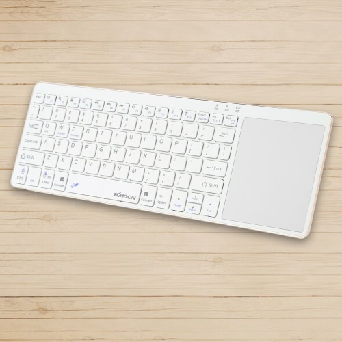 

Kkmoon Portable Ultra Slim Thin Bluetooth 3.0 Wireless Keyboard with Touchpad for iPhone 6s/iPad Pro/MacBook Mobile Phone Tablet PC