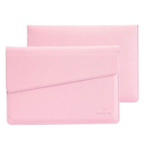GEARMAX PU Leather Laptop Sleeve Case Pouch Computer Bag for Macbook Pro/Pro with Retina 15" Ultrabook Notebook