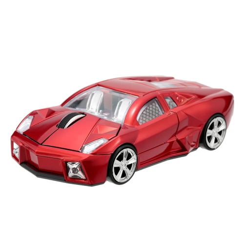 

2.4GHz Wireless Racing Car Shaped Optical USB Mouse/Mice 3D 3 Buttons 1000 DPI/CPI for PC Laptop Desktop