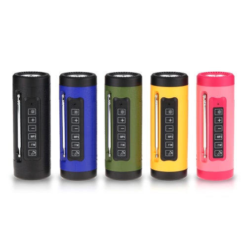 

Portable Multifunctional Bluetooth Wireless Bicycle Cycling Outdoor Sports Speaker Flashlight FM Radio Power Bank