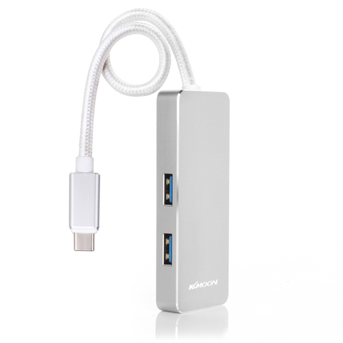 

KKMOON Reversible USB 3.1 Type C to 2 USB 3.0 HUB & USB-C Charging Port Adapter 14.5V/1.5A