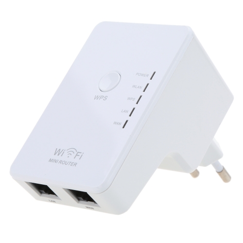 

300Mbps Mini Wireless-N 802.11/3u Wifi Router Singal Extender Amplifier