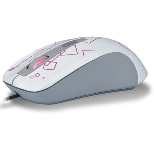 

B-STROM M520 4D USB Wired Gaming Mouse Optical 1600 DPI Adjustable with Backlit for PC