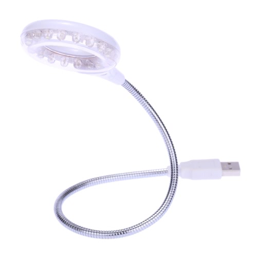 

Portable Super Bright USB LED Light Lamp with ON/OFF Switch 18 LEDs Flexible Neck for Notebook Laptop Reading Working Studying
