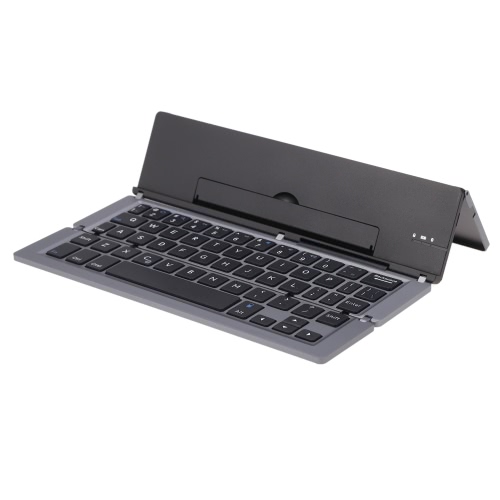 

Portable Mini Ultra Slim Thin Aluminum Foldable Folding Bluetooth Wireless Keyboard for iPhone 6s/iPad Pro Mobile Phone Tablet PC