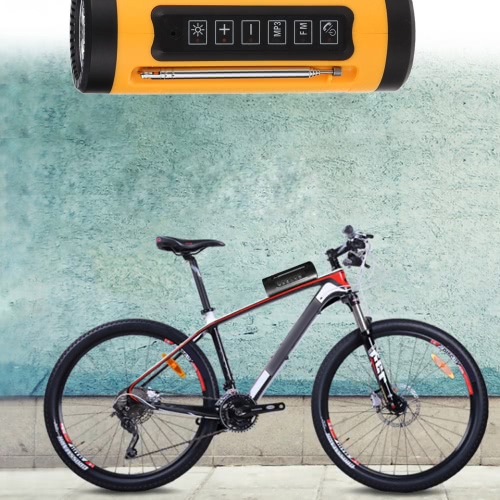 

Portable Multifunctional Bluetooth Wireless Bicycle Cycling Outdoor Sports Speaker Flashlight FM Radio Power Bank