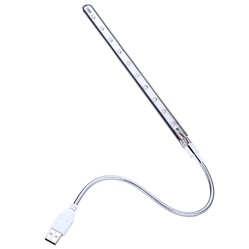 

Bright 10 LED Flexible USB Light Desk Lamp for Laptop