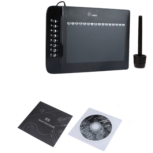 10"x6" USB Drawing Graphic Tablet Board with Cordless Digital Pen 2048 Levels Hot Keys