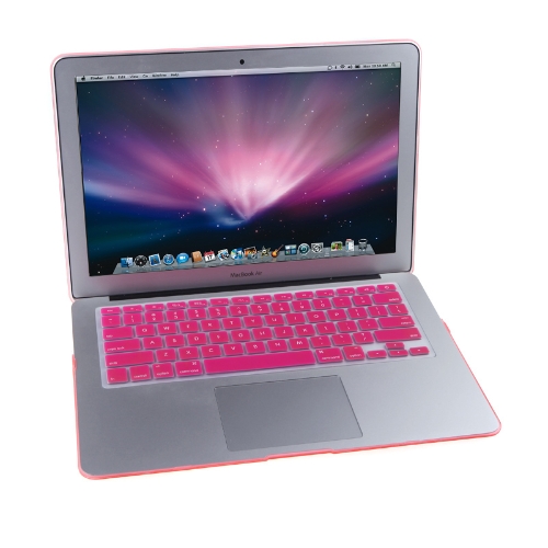 

Matte Hard Shell Case Keyboard Protector Cover for MacBook Air 11" Pink