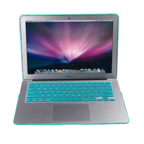 Matte Hard Shell Case Keyboard Protector Cover for MacBook Air 13" Dark Blue