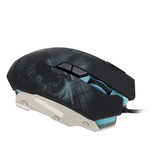 

3200 DPI Optical 8D Buttons Vibration Wired Gaming Mouse Mice LED Programmable for Pro Gamer